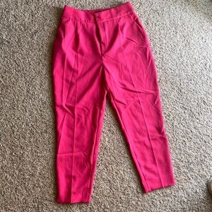 Pink Zara straight leg pant!